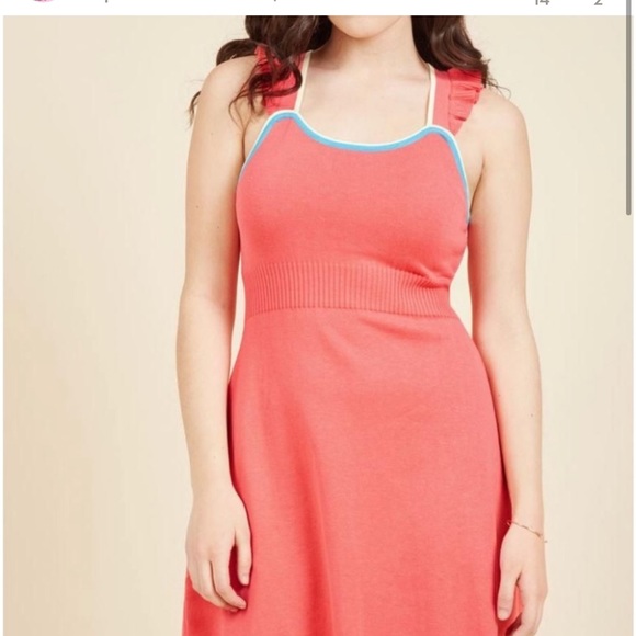 Modcloth Dresses & Skirts - NWOT ModCloth Coral Knit Dress sz. L
